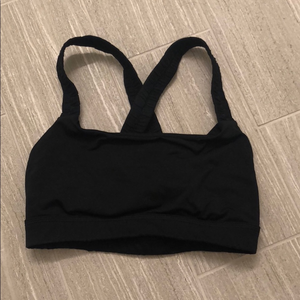 Lululemon black bra top